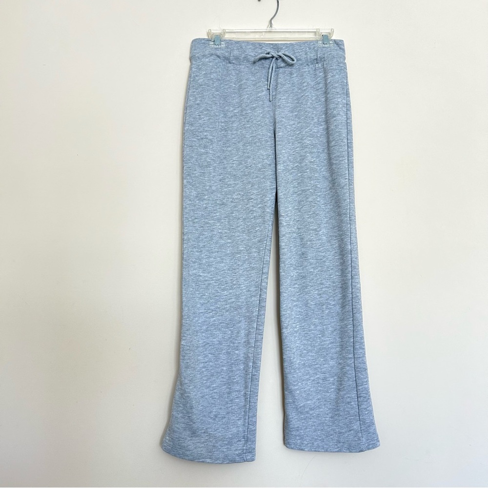 Divided by H&M Women’s Light Heather Gray Drawstring Wide Straight Leg Joggers